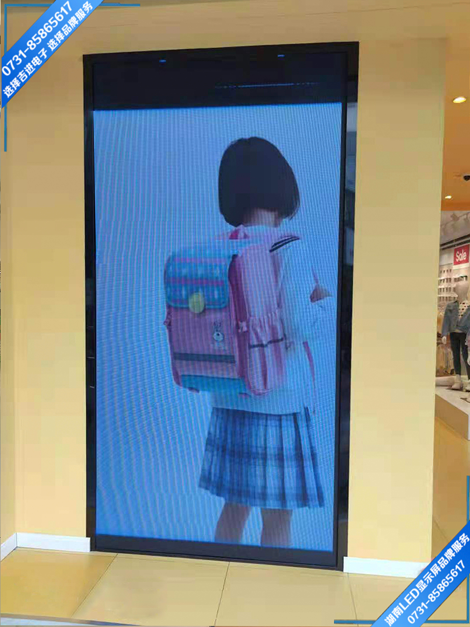 岳陽(yáng)市華容步行街商場(chǎng)LED顯示屏